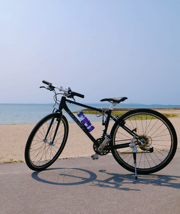 Bicycle at beach