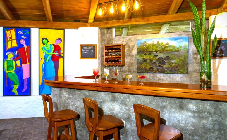 Bar at Enchanted Galapagos Lodge