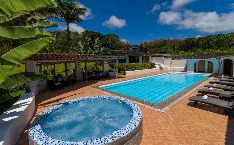 Pool at Enchanted Galapagos Lodge