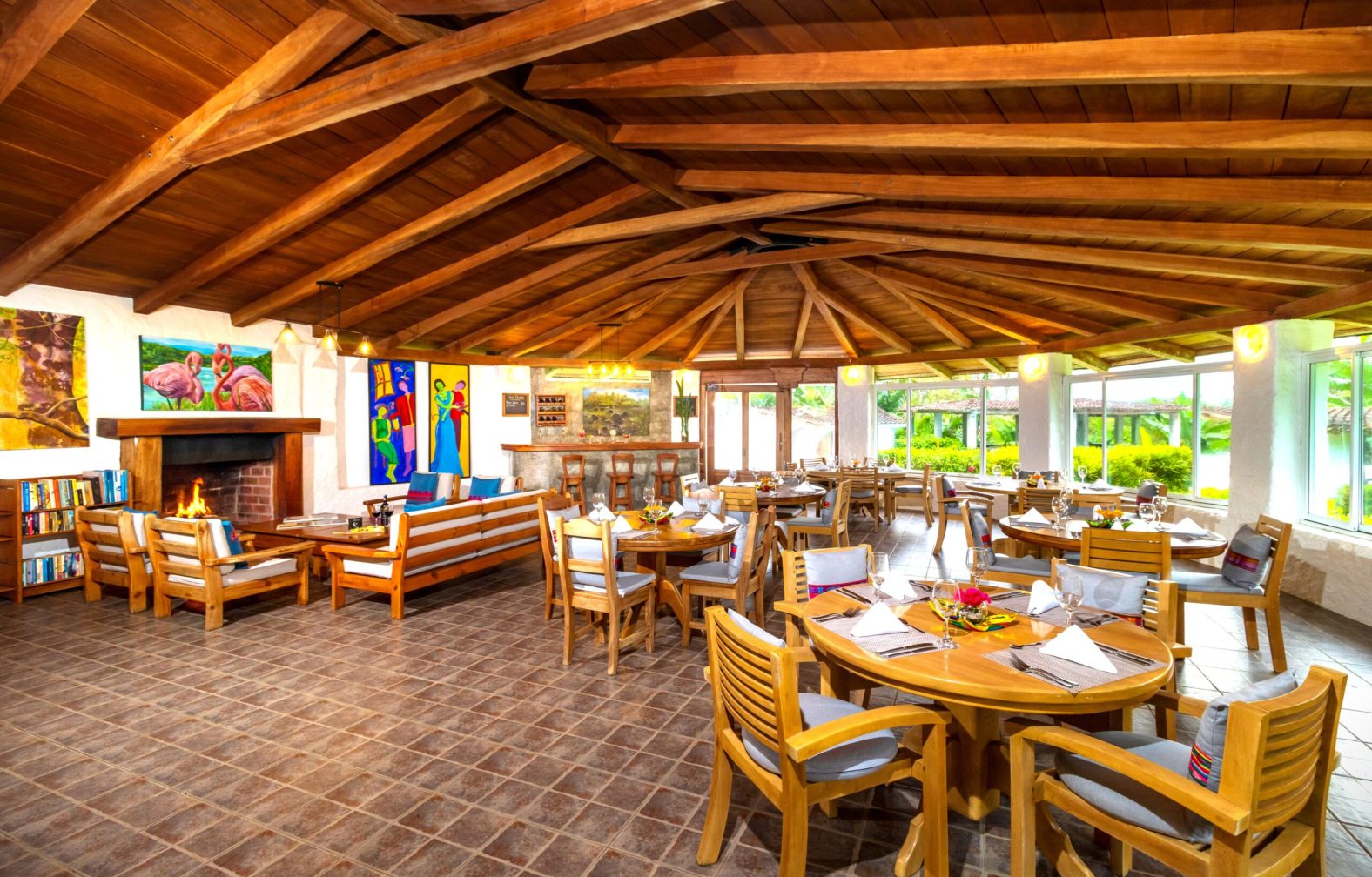 Enchanted Galapagos Lodge Dining Pavilion
