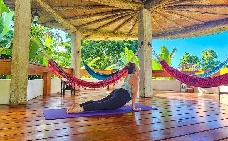 Woman doing yoga